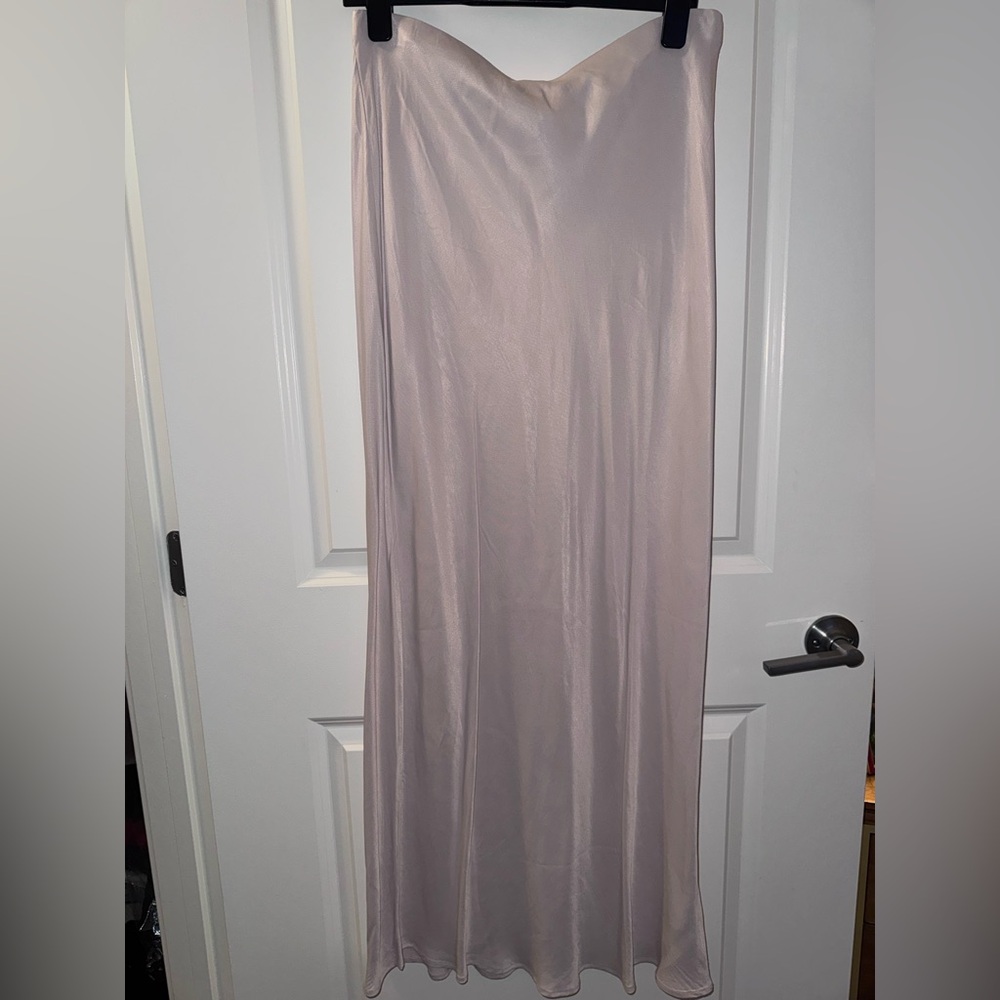 Anthropologie Lavender skirt - 100% silk